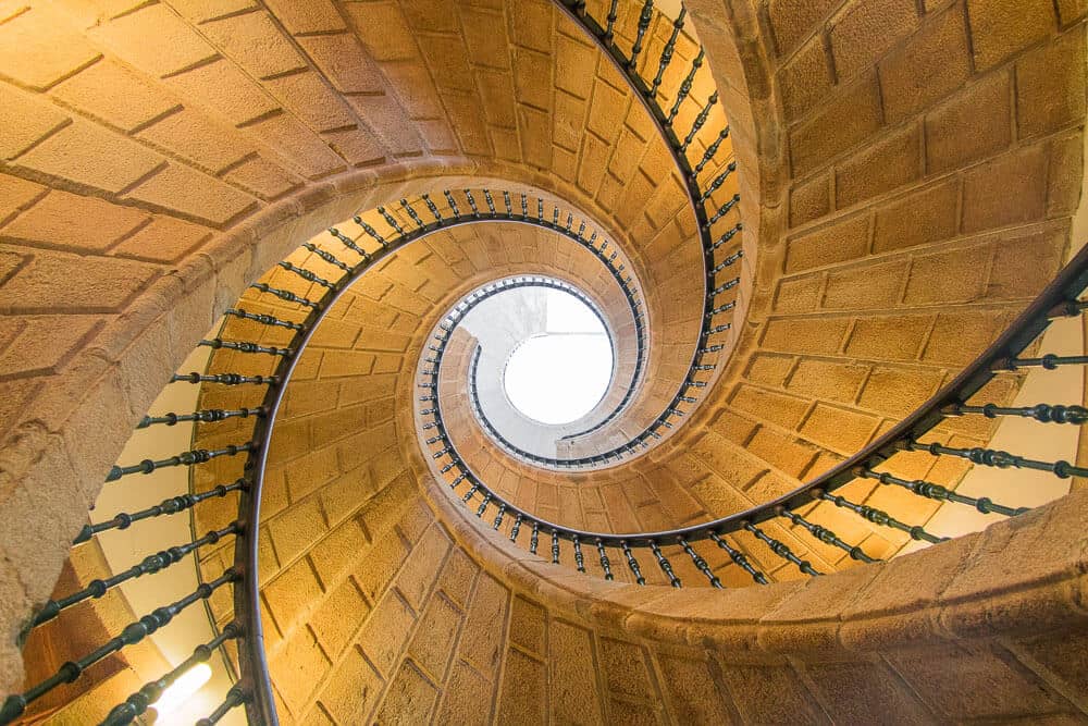 Museo Pobo Galego Santiago de Compostela escalera de caracol