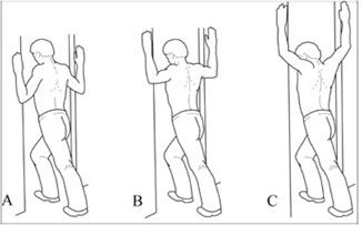 Ejercicios para cuello y hombros Estiramiento pectorales