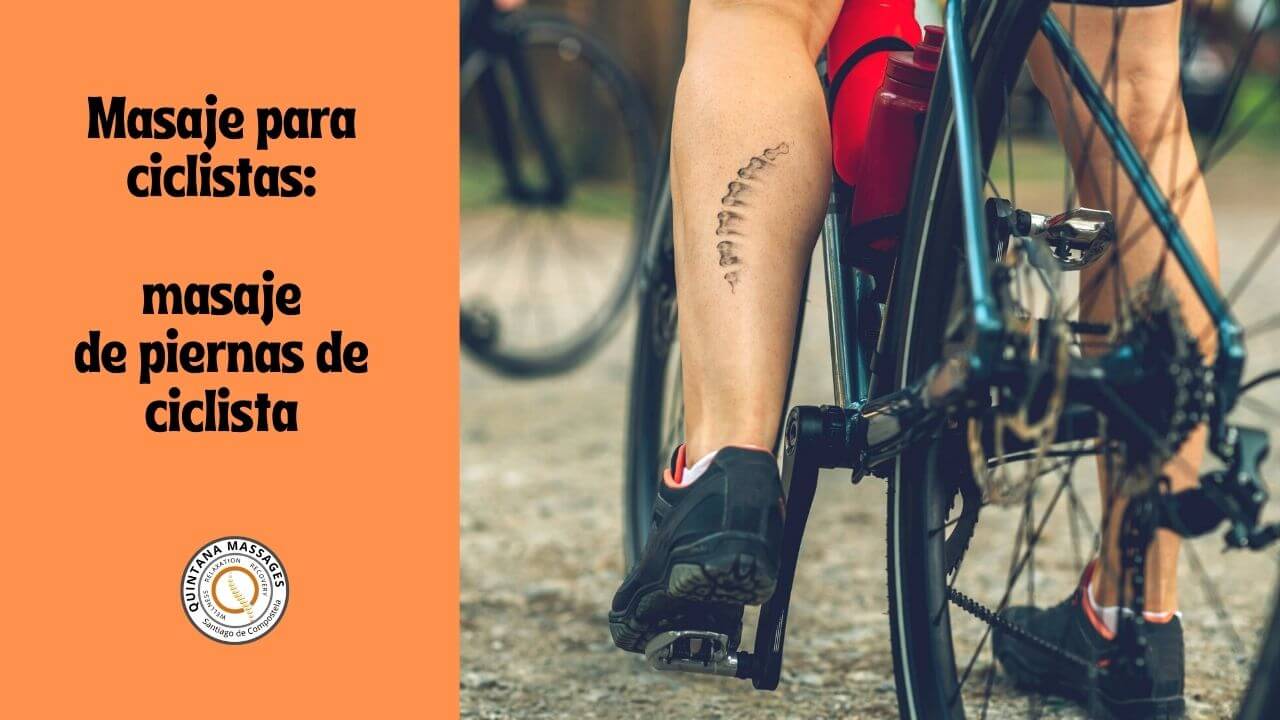 Masaje para ciclistas masaje de piernas de ciclista